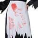 image 5 of Scary Witch - Halloween fancy dress costume for women | Black | black/white | 1