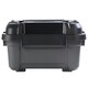 image 1 of 1 x 18 Litre Black Plastic Storage Bunker Trough Boxes/Tubs Ideal For DIY Use Complete With Lid Black