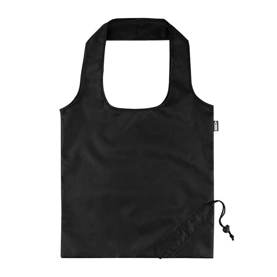 image 1 of MidOcean RPET Foldable Shopper Bag - Black - One Size | Black