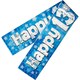 image 2 of Oaktree Happy 13th Birthday! Holographic Banner - Blue/White - One Size
