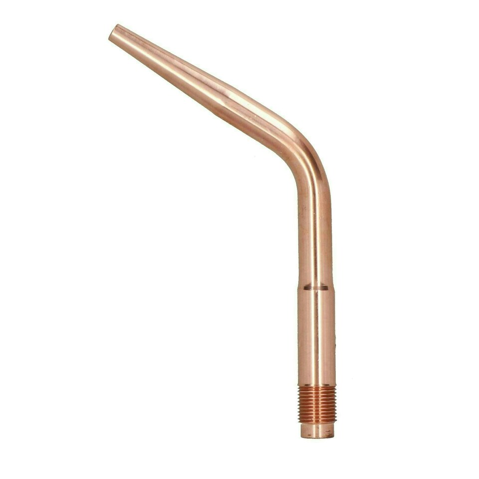 image 1 of Type 5 Swaged Welding Brazing Nozzle No.3 Tip 2.0mm Oxy Acetylene 2 Pack