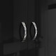 image 9 of FWStyle Chilton 2 Door Wardrobe - Black Gloss Front Black