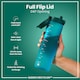 image 4 of Leak Proof 1 Litre Water Bottle, BPA Free, 1000ml (32oz) | Blue | Aqua | 1L
