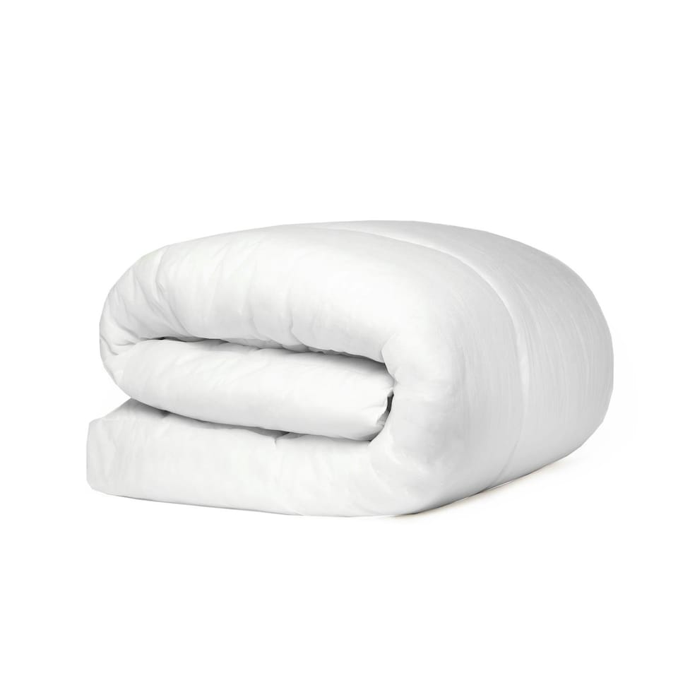 image 1 of OHS Winter Lightweight Anti-Allergy Breathable 15 Tog Quilt Duvet, Single - White