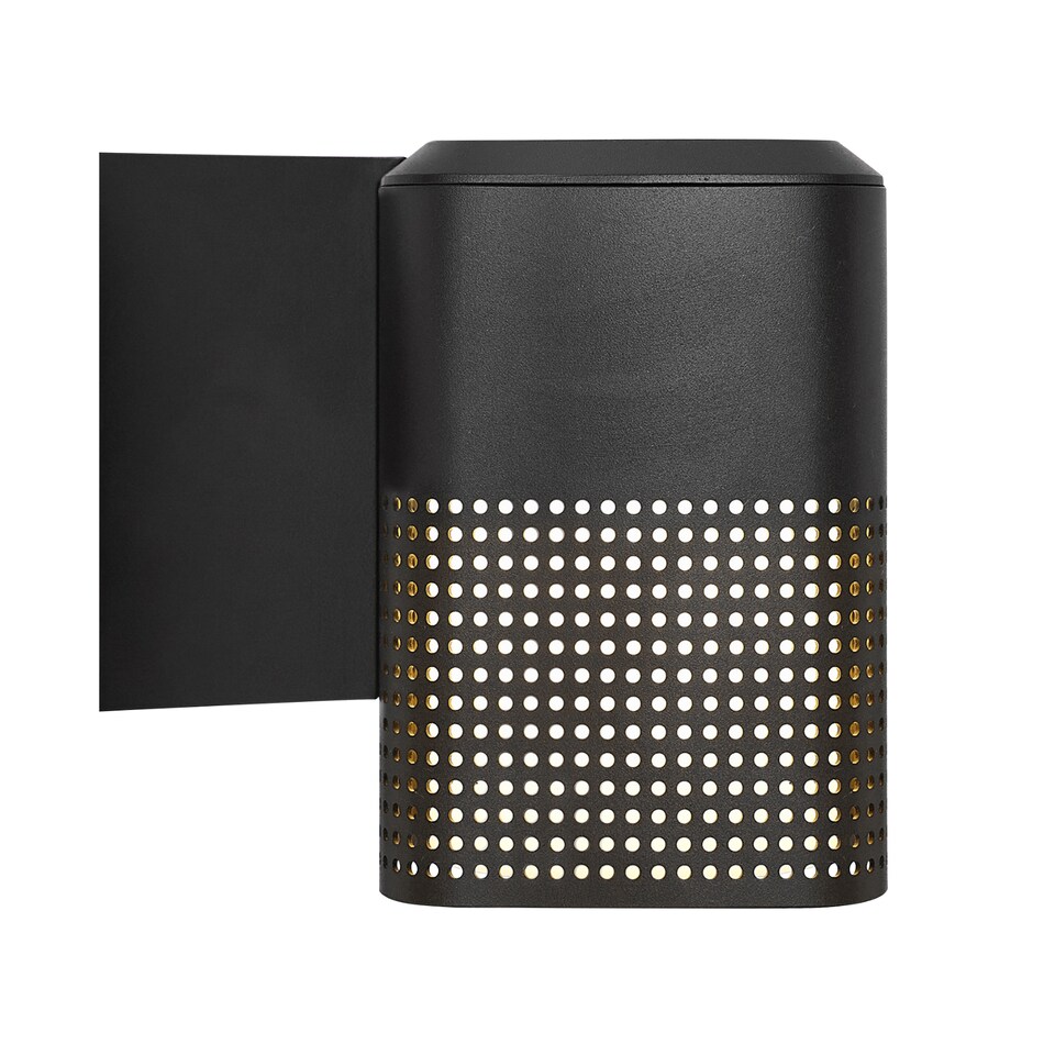 image 1 of Nordlux Sidara Outdoor Wall light Black Aluminium Solar E27 Sensor Coastal/Marine Safe - Mains Powered, IP54