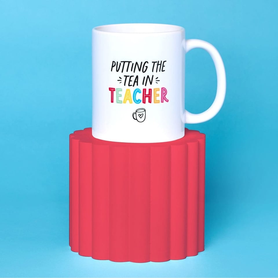 image 1 of Putting the Tea in Teacher Mug by Widdop Gifts