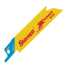 B418-5 Bi-Metal Reciprocating Blade, Metal Straight 100mm 18 TPI (Pack 5)