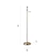 image 7 of ValueLights Modern Brushed Chrome Adjustable Swing Arm Floor Lamp Base | Chrome