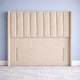 image 2 of Beige Linen Floorstanding Wing 3FT Single 54inch Single Headboard