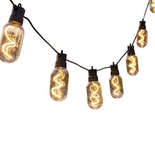 Vintage Filament Solar String Lights