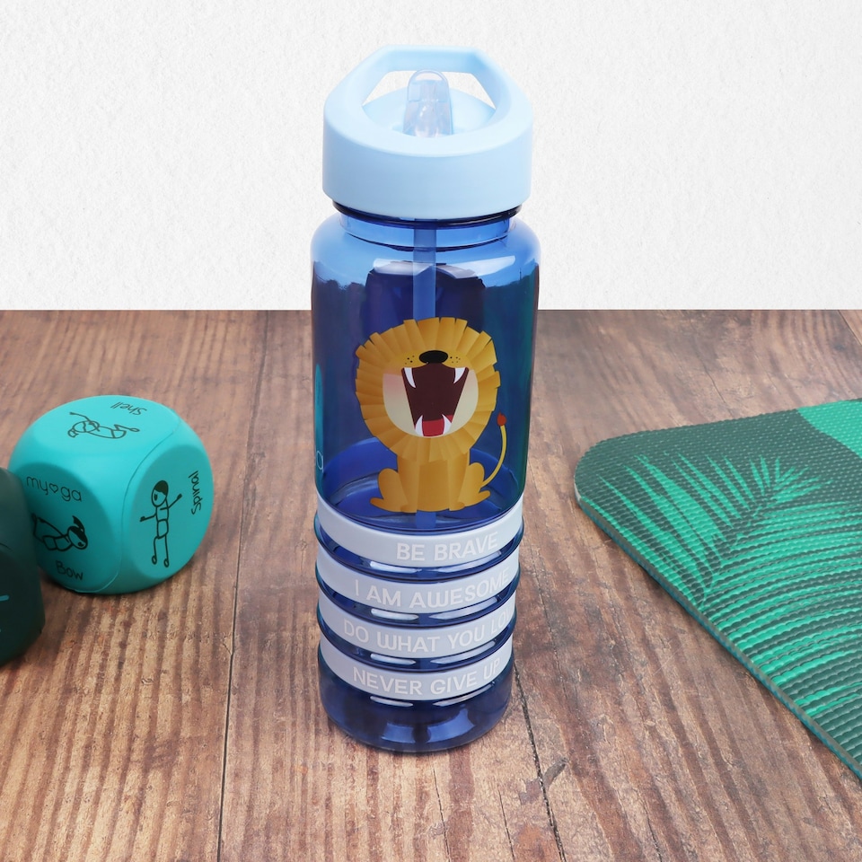 image 1 of Myga Kids' Positivity Band Water Bottles - Lion