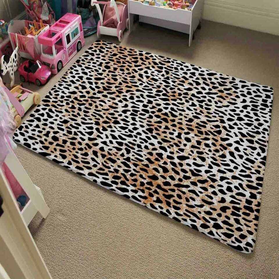 image 1 of Zebra Grunge Print (Rug) Multi | XL: 160x230cm