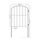 image 3 of Levede 10 Pack Metal Garden Fence Decorative Animal Barrier Outdoor Pet Border | Black