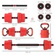 image 7 of SPORTNOW Weight Dumbbells Set, Barbell, Kettlebell, Push Up Stand, 30kg 