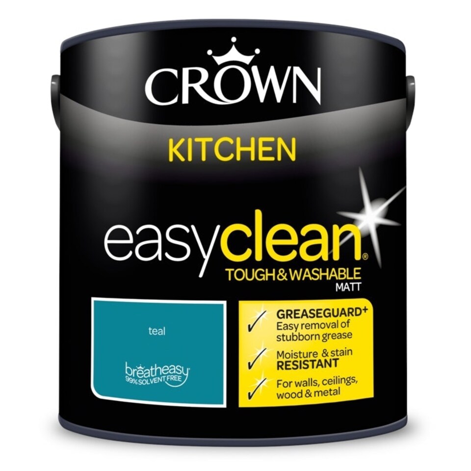 image 1 of Crown Easyclean Kitchen Matt 2.5L Teal