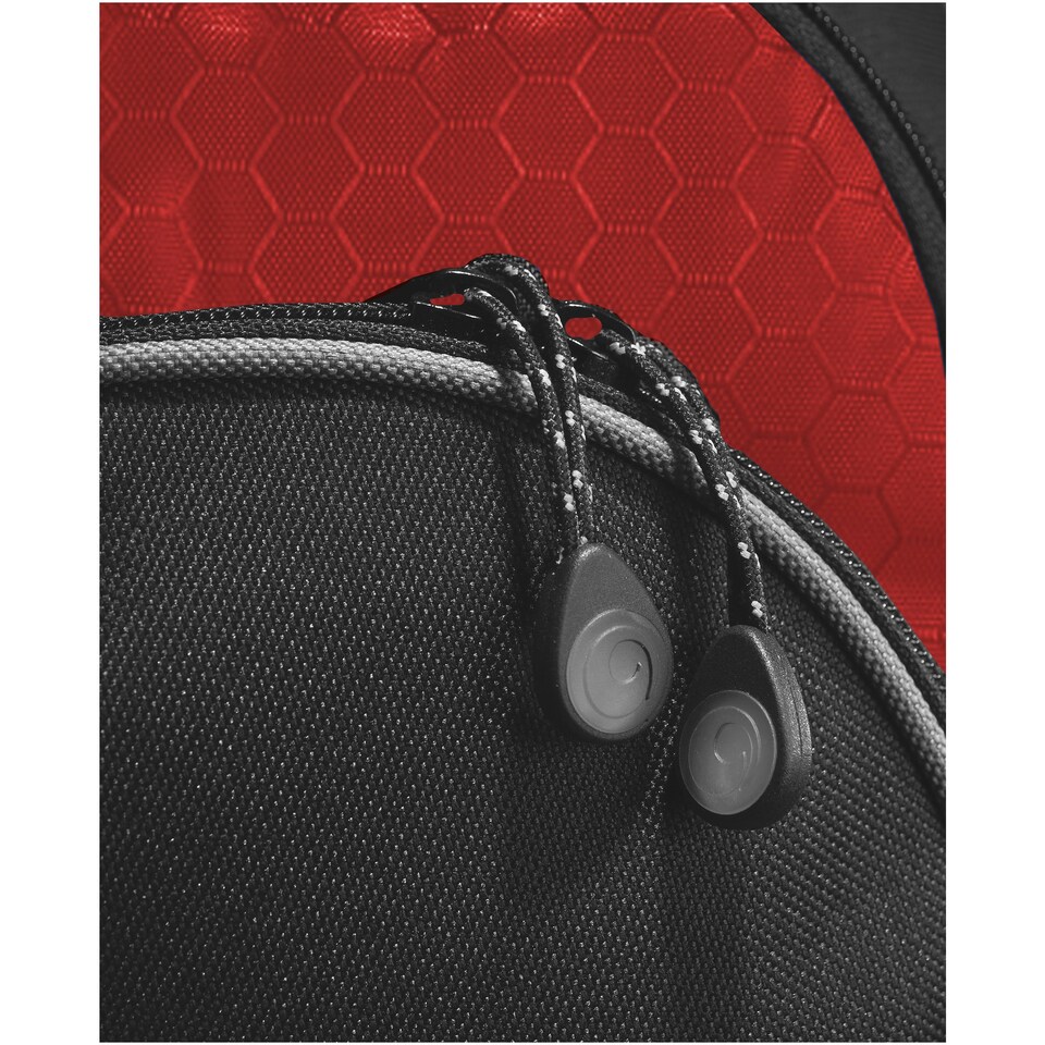 image 1 of Bullet Benton 15in Laptop Backpack - Solid Black/Red - 33 x 13.9 x 45 cm