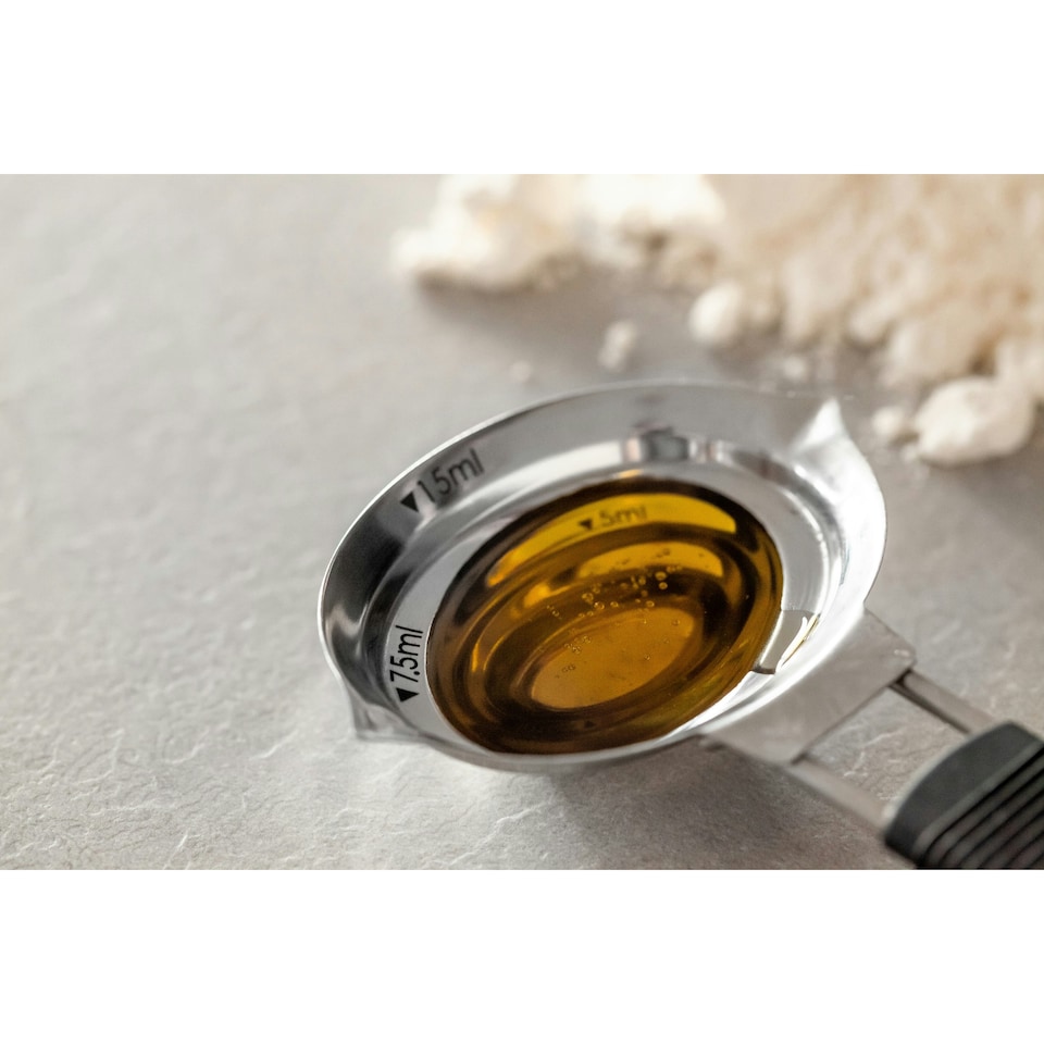image 1 of MasterClass Measuring Spoon Silver Stainless Steel All-in-1 | Silver | Not provided