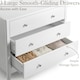 image 4 of This Ilsington chest of drawers, 3 Drawer, White
