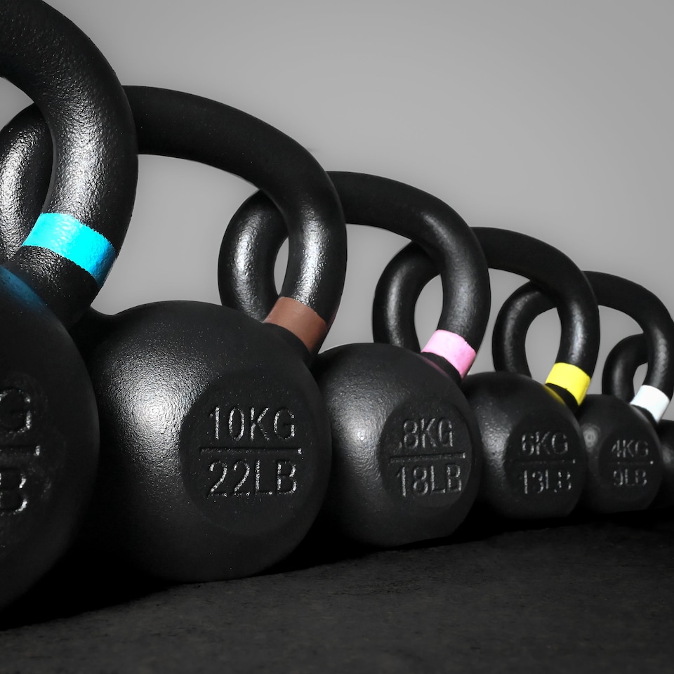 image 1 of GYM SETS Cast Iron Kettlebells- (Single 16kg Kettlebell)