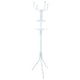 image 1 of Harbour Housewares Free Standing Steel Coat Rack - Coat Rack Coat Stand Hat Stand Clothing Rail Hook Hall Tree Organiser S