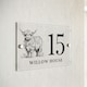 image 5 of Personalised Highland Cow Acrylic House Sign