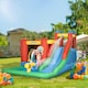 image 2 of Outsunny Kids Bouncy Castle w/ Slide Water Pool Climbing Wall & Trampoline | Multi | Blue, Yellow, Green, Red | 208H x 323L x 236Wcm