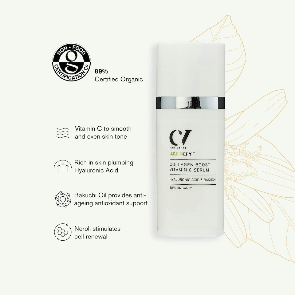 image 1 of Green People Age Defy+ Collagen Boost Vitamin C Serum - Serum with Vitamin C - Paraben & Alcohol Free - Vegan, 30ml