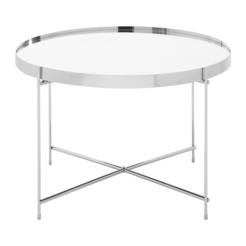 image 1 of Allure Silver Mirror Coffee Table Silver