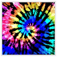 Tie dye pattern (Picture Frame) White | M
