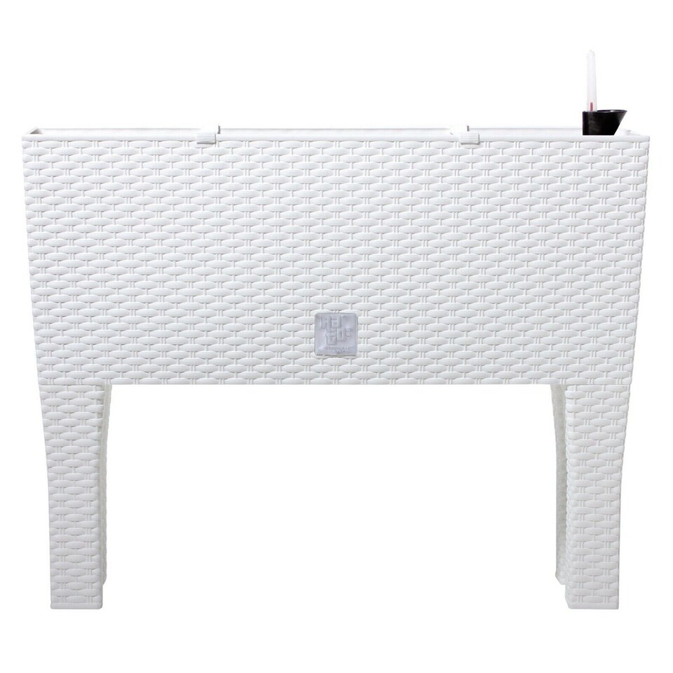 image 1 of Rattan Large Planter Seed | White | 1