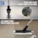 image 2 of Colour-Coded Angled Grout Brush with Handle 180° Swivel Tile & Corner Scrubber