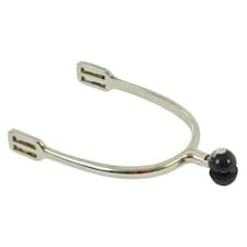 Lorina Rubber Spur Roller - Silver/Black - 30mm