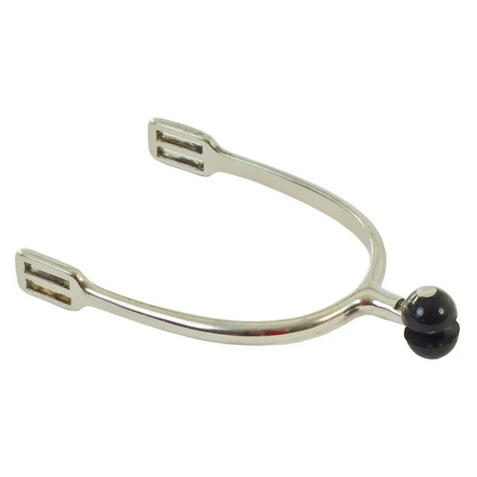 image 1 of Lorina Rubber Spur Roller - Silver/Black - 30mm