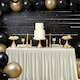 image 6 of Pleated Rectangle Polyester Table Skirt, Decoration Tableware - 21 Feet