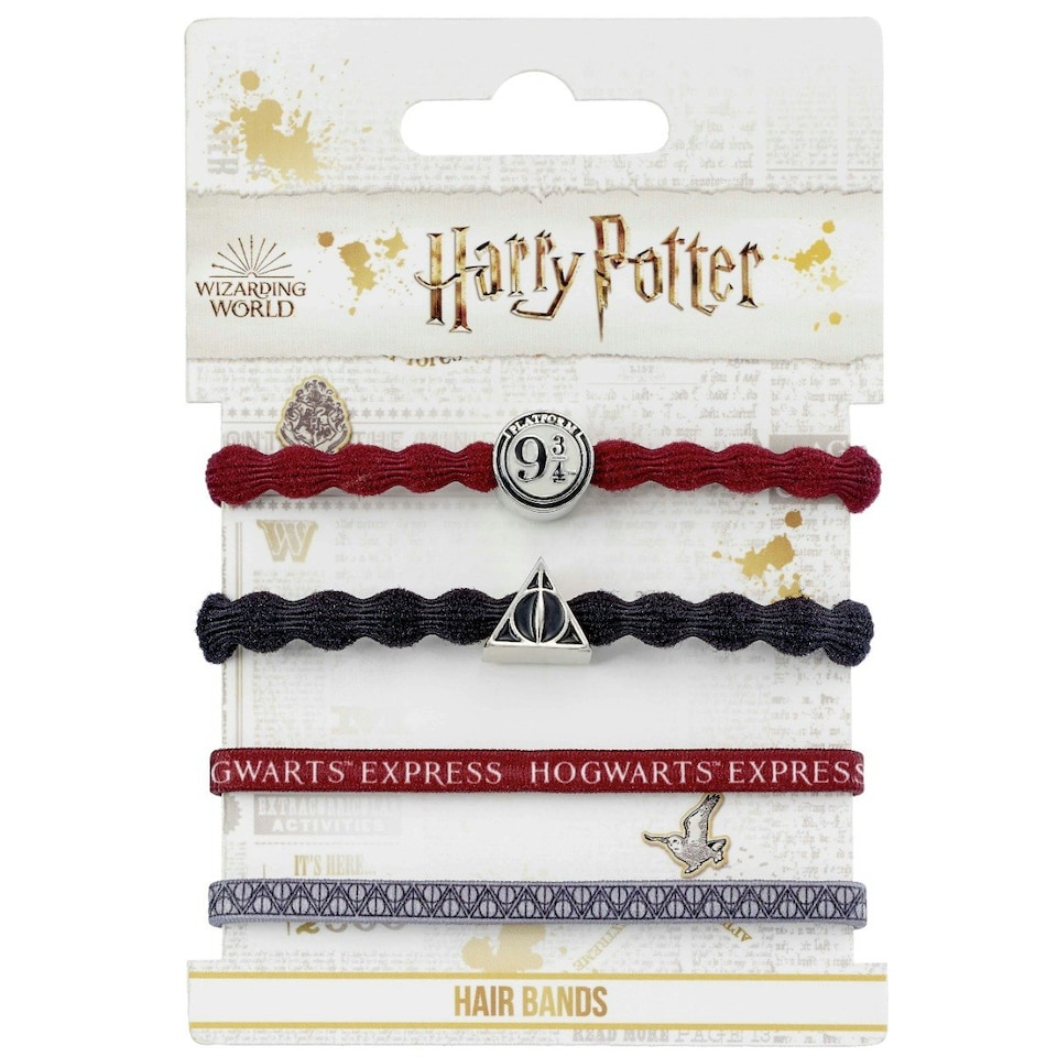 image 1 of Harry Potter Womens/Ladies Hairband Set (Pack of 4) - Multicoloured - One Size Multi