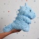 image 5 of Warmies Plush Blue Baby Dinosaur LARGE