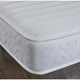 image 2 of Budget Memory Sprung Mattress - Quilted Cooltouch Straight Line Top Panel | White | Small Double