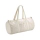 image 2 of Westford Mill Striped Organic Cotton Duffle Bag - Red - One Size (UTRW9839) Red | One Size