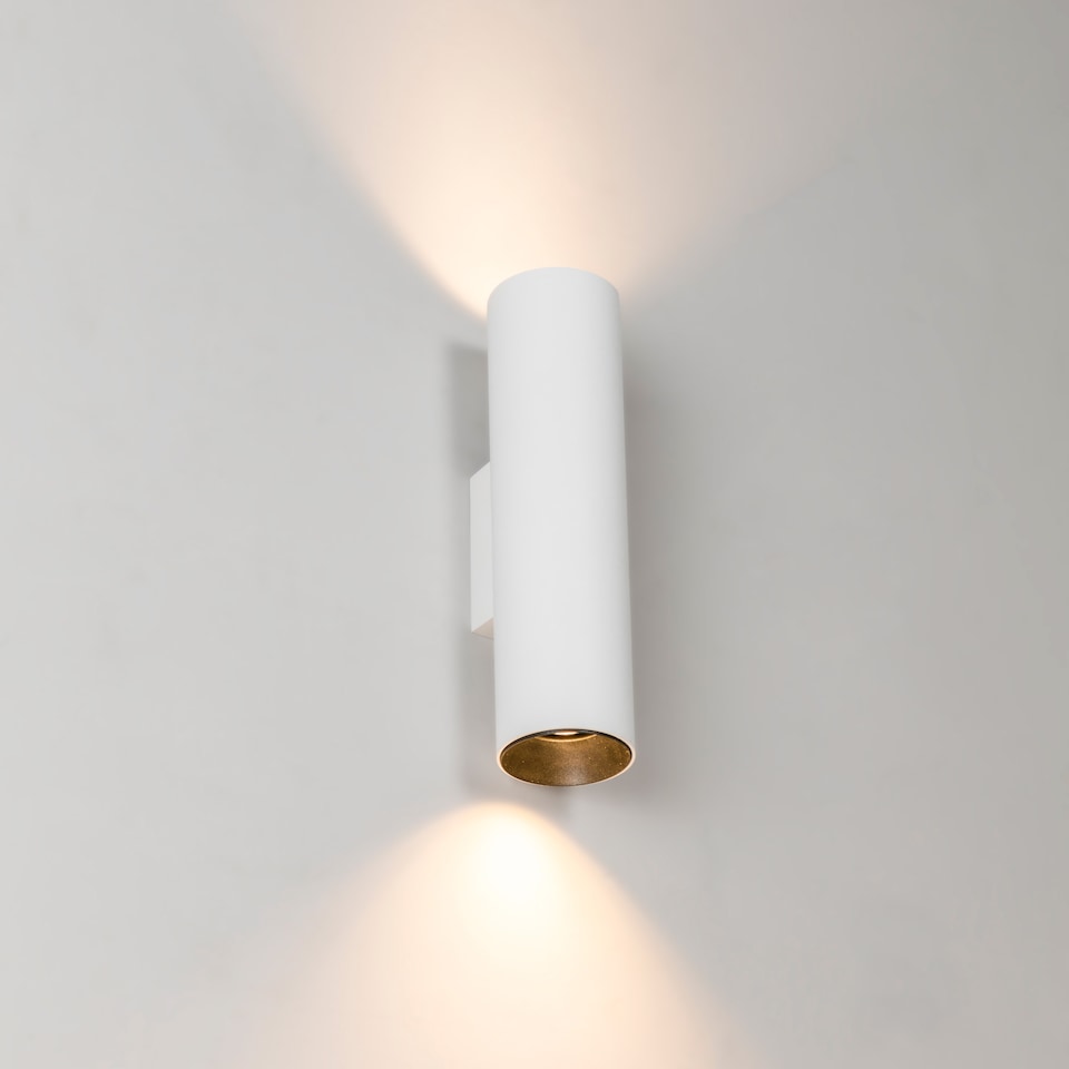 image 1 of Stan Up Down Wall Light White 2x GU10