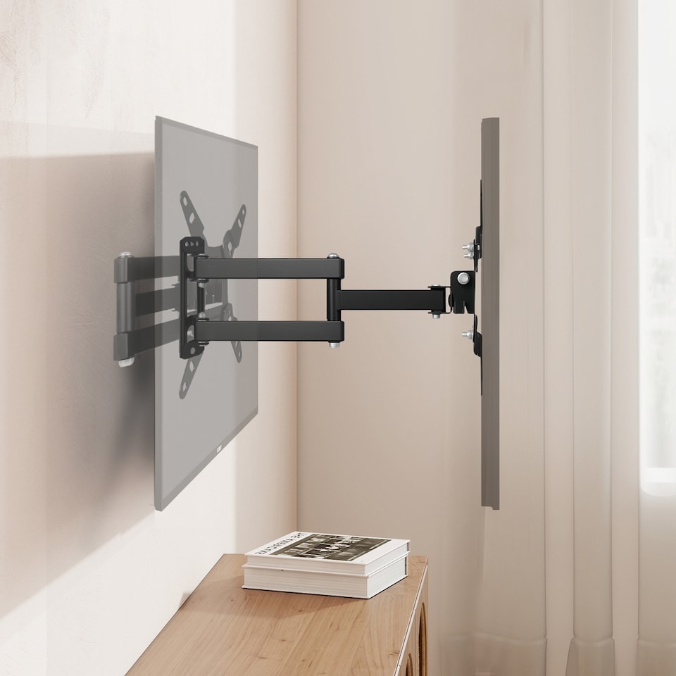 image 1 of Levede TV Wall Bracket Mount Tilt Swivel Arm for 16 to 43 Inch LED Screen