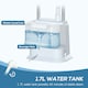image 3 of HOMCOM Upright Garment Clothes Steamer w/ 6 Steam Setting 1.7L Water Tank