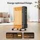 image 2 of VonHaus Oil Filled Radiator 9 Fin Portable Electric Heater
