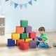 image 2 of HOMCOM 12 Piece Soft Play Blocks Soft Foam Toy Building Stacking Block for Kids