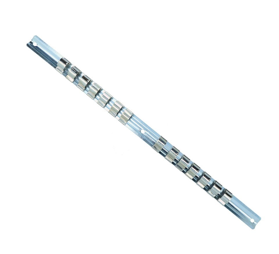 image 1 of 1/2" Drive Socket Rail Storage Holder Organiser Clips For 140 Sockets 10 Rails