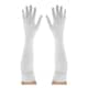image 1 of Long White Gloves - Satin | White | 12