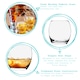 image 2 of Argon Tableware Tondo Whisky Glasses - 405ml - Clear - Pack of 6 | Clear | Clear