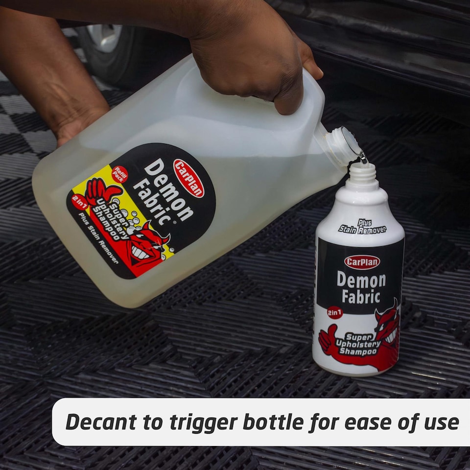 image 1 of Fabric Upholstery CarPlan Demon Fast Acting Super Shampoo Cleaner 5 Litre 5L
