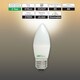image 2 of BELL Lighting E27 Edison Screw Dimmable LED Candle Warm White 2700K 4.7W Energy Saving
