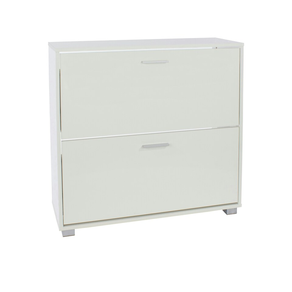 image 1 of Lido, 2 Door Shoe Cabinet White