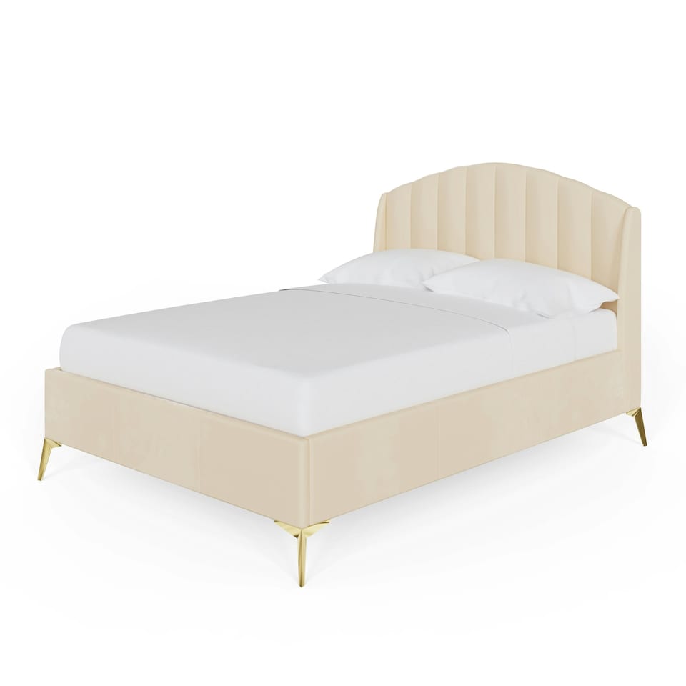 image 1 of GFW Pettine End Lift Ottoman Storage Bed 150cm King Size - Natural